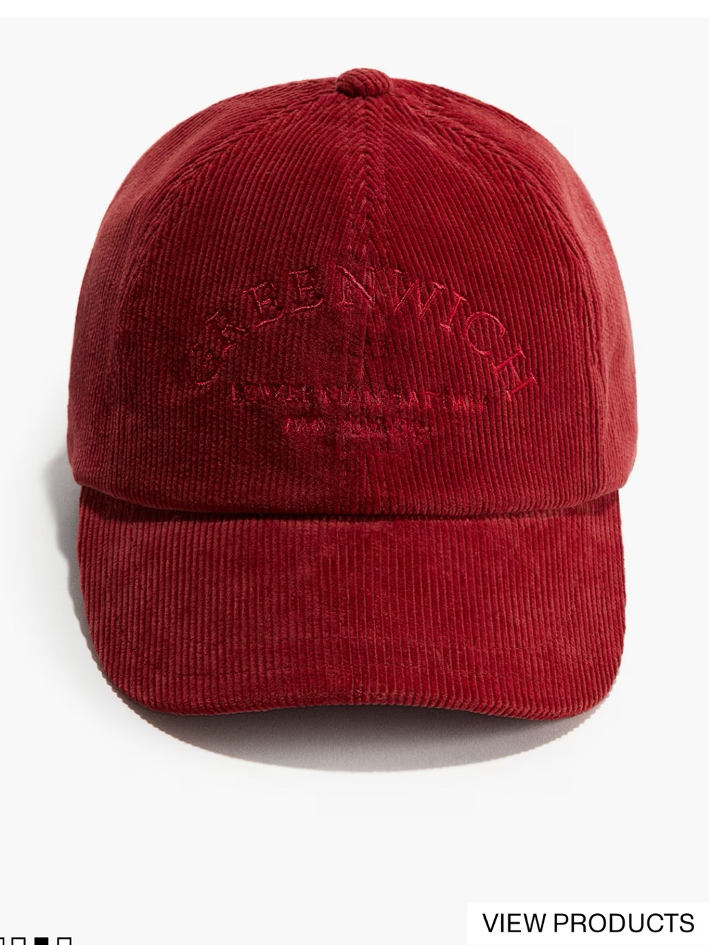 H&M sold out Greenwich cap.